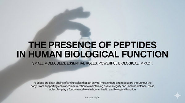 The Presence of Peptides in Human Biological Function