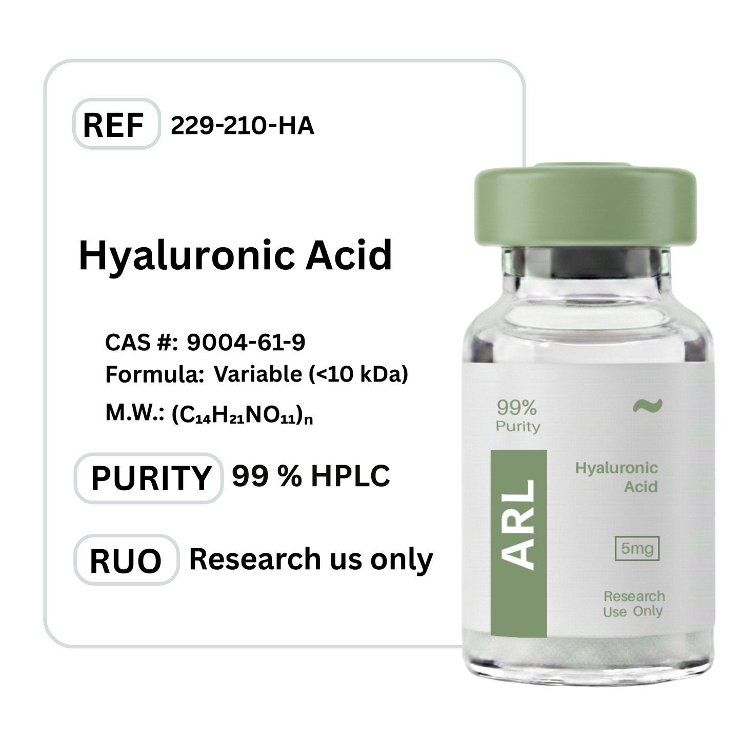 Hyaluronic Acid - Premium Research Peptide